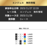 競艇神2023年11月28日の無料予想画像